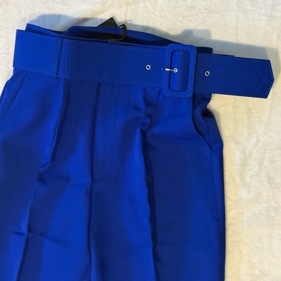 One n More Royal Blue Pleated Dress Pants Small - Picture 4 of 12